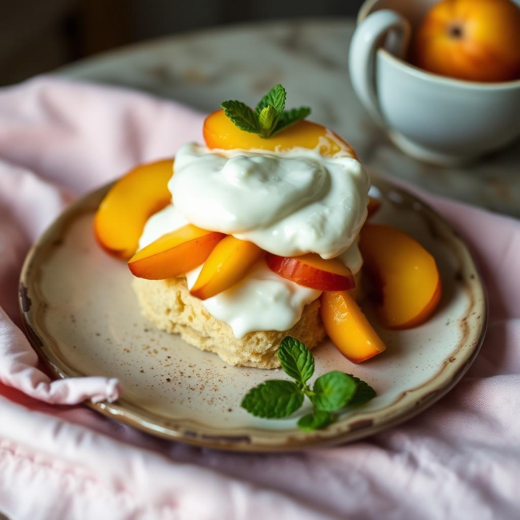 Peach Blossom Shortcake